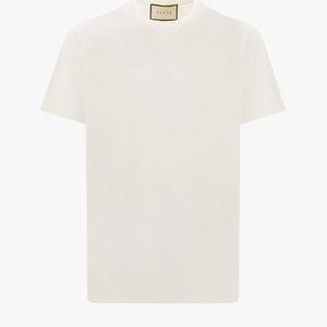 100% Cotton Gucci T Shirt White Mens